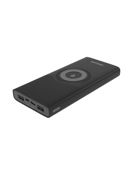 Philips DLP10026 Qi Kablosuz Taşınabilir Hızlı Şarj Cihazı 10000 mAh Powerbank (USB-C Çıkış + 2xUSB Port)